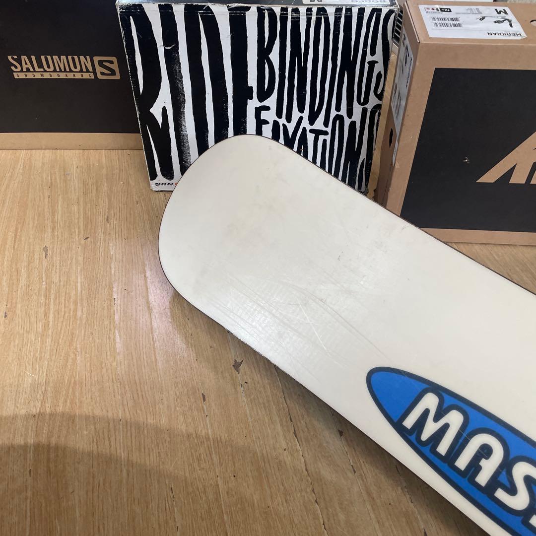 MASSO×ZUMA　キッズスノーボードセット　未使用バイン付3点セット