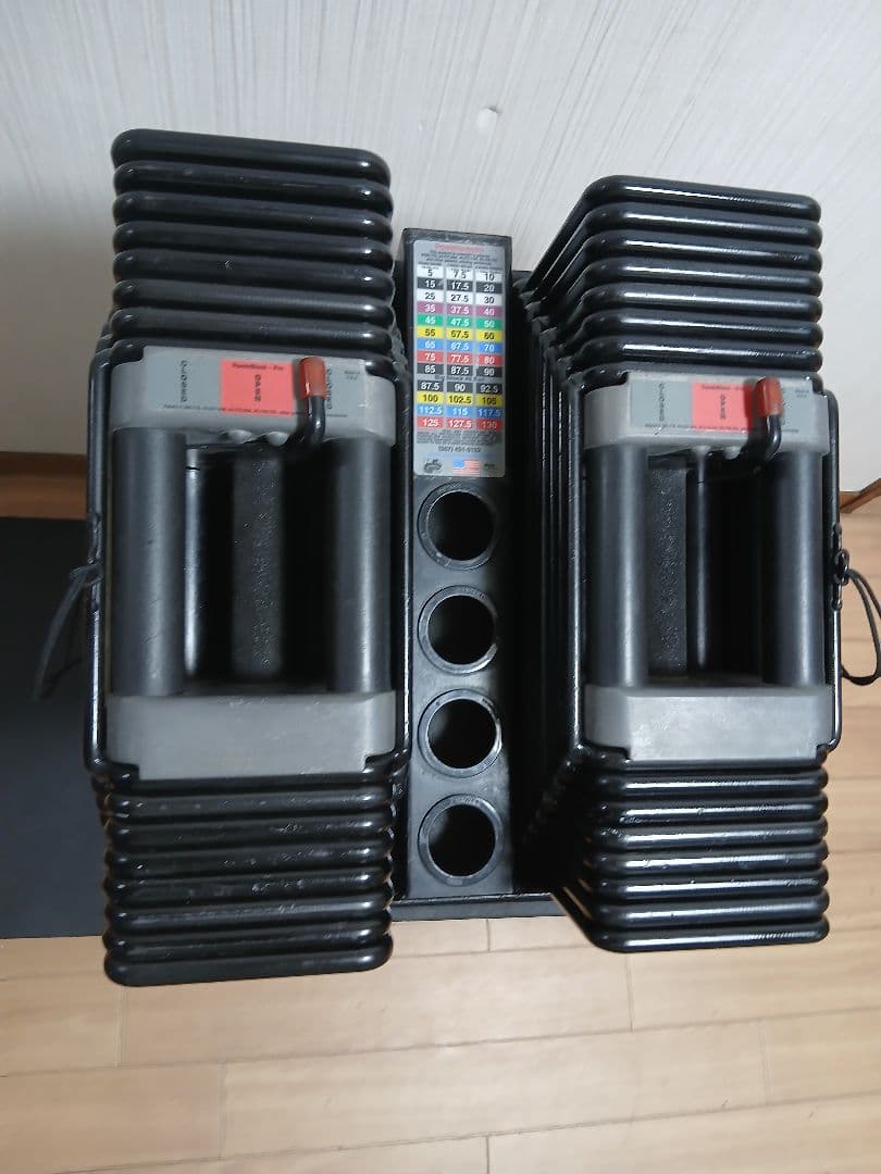 PowerBlock Pro可変式ダンベルUSA製 41kg×2個パワーブロック