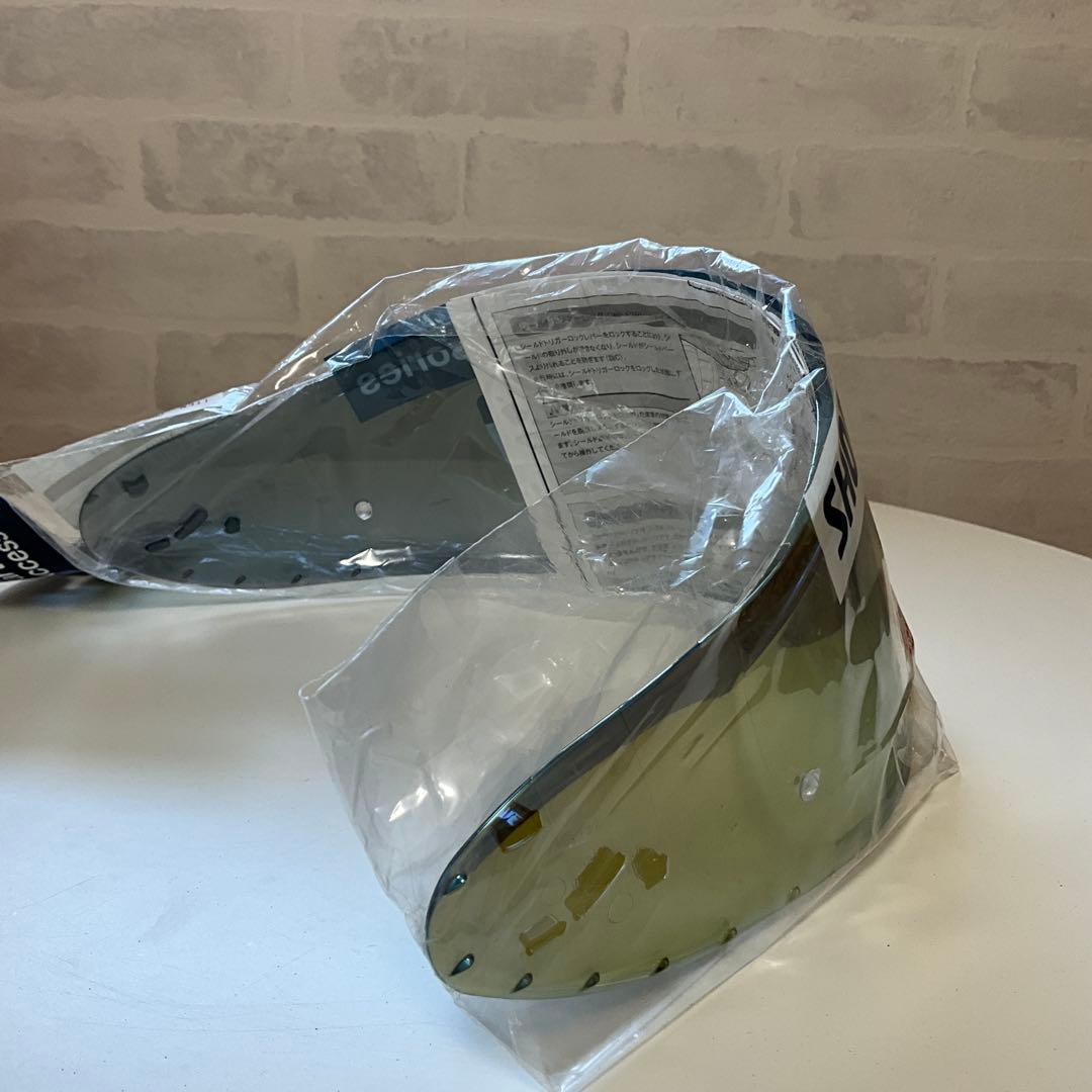 ⭐️新品SHOEI　CWR-F2 スモークミラーシールド　ゴールド