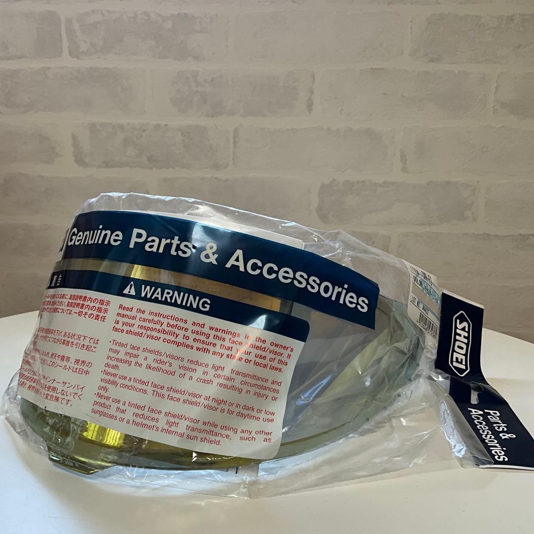 ⭐️新品SHOEI　CWR-F2 スモークミラーシールド　ゴールド