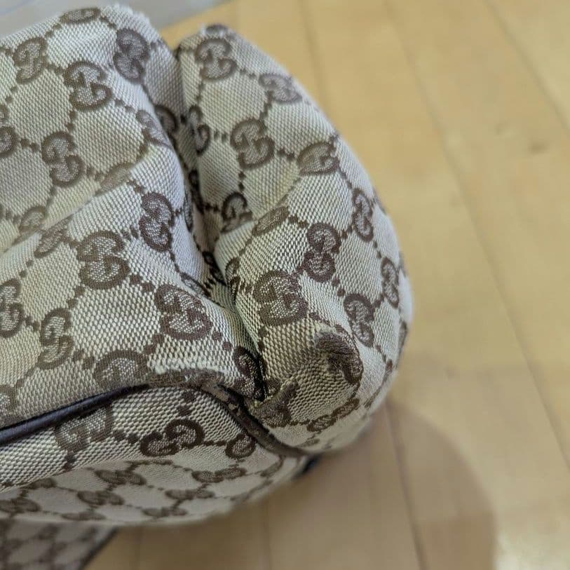 値下げ♪ GUCCI　マザーズバッグ　ショルダーバッグ　GG キャンバス