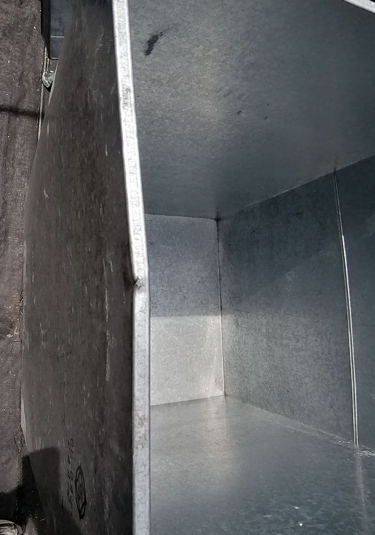 ブリキ箱　収納　レトロ　大きい　座布団収納　インテリア　台