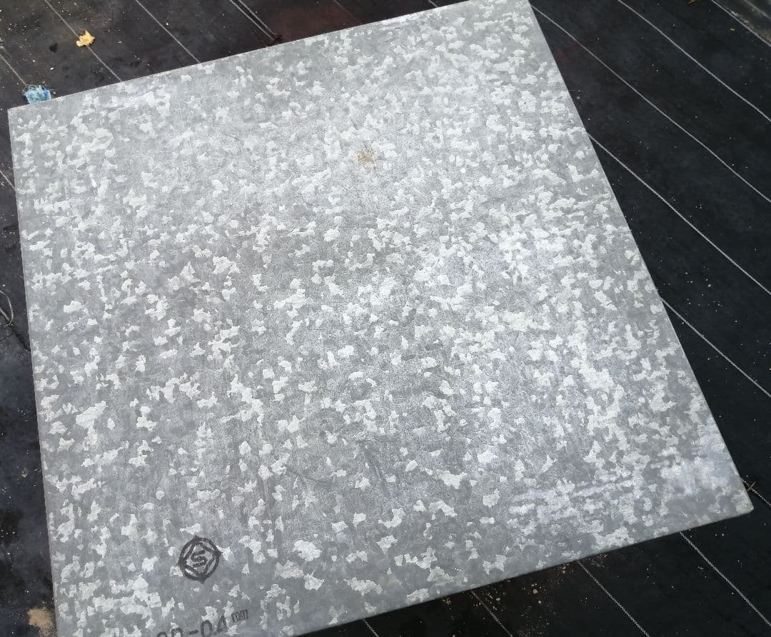 ブリキ箱　収納　レトロ　大きい　座布団収納　インテリア　台