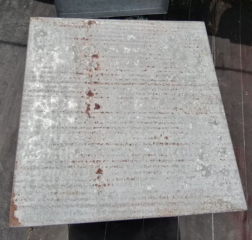 ブリキ箱　収納　レトロ　大きい　座布団収納　インテリア　台