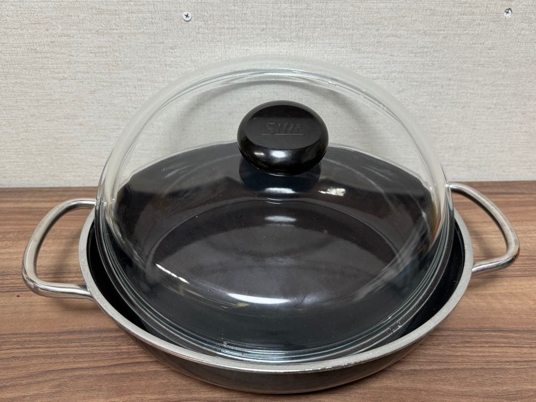 Silit シリット　シラルガン　サービングパン　ガラス蓋付　28㎝　ドイツ製