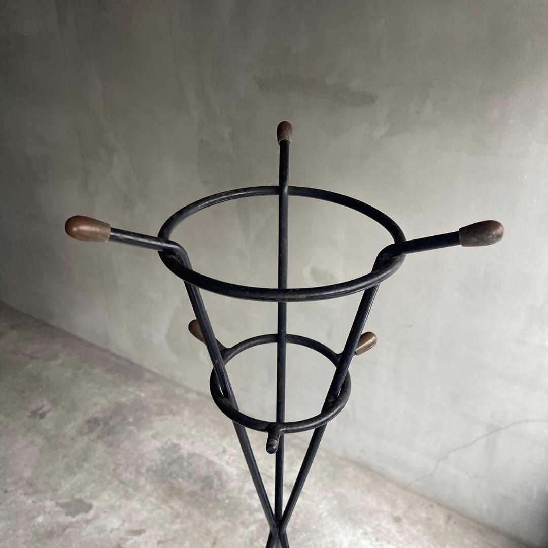 60'sオールドヴィンテージ インダストリアル　スチールコートハンガー