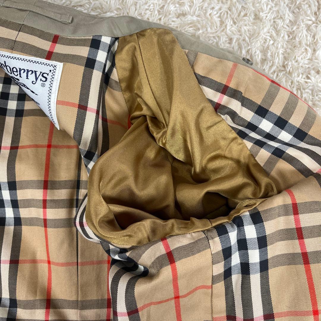 Burberry’s ベルト付き ダブル トレンチコート ノバチェック Mサイズ