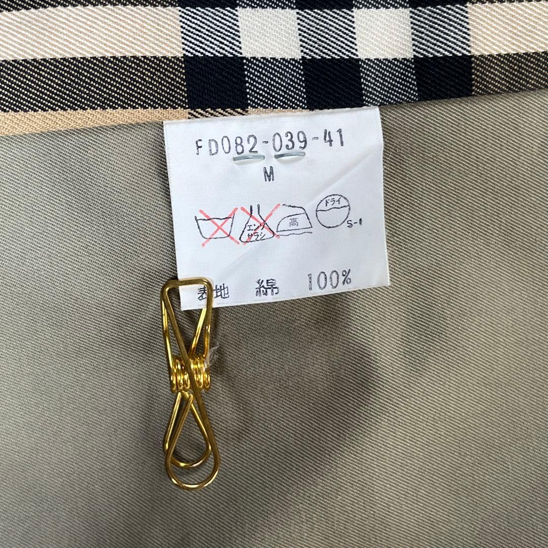 Burberry’s ベルト付き ダブル トレンチコート ノバチェック Mサイズ