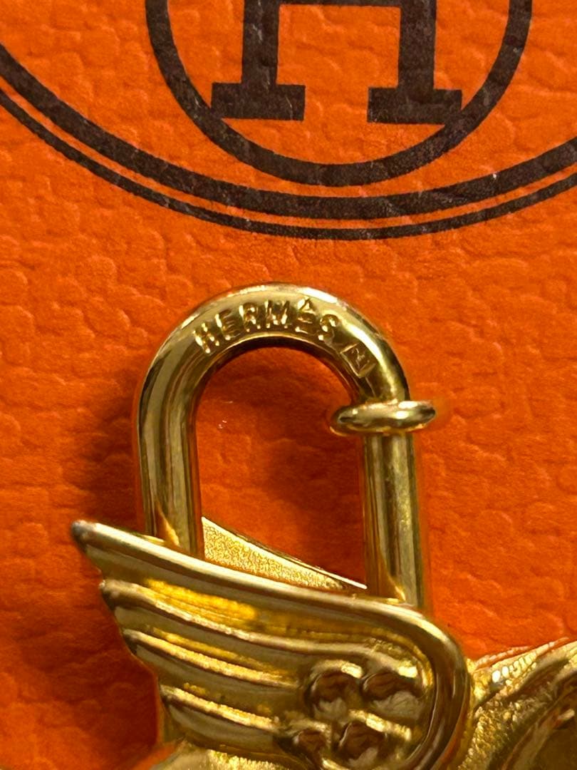 1993年 限定品 エルメス カデナ ペガサス ゴールド色 正規品 美品