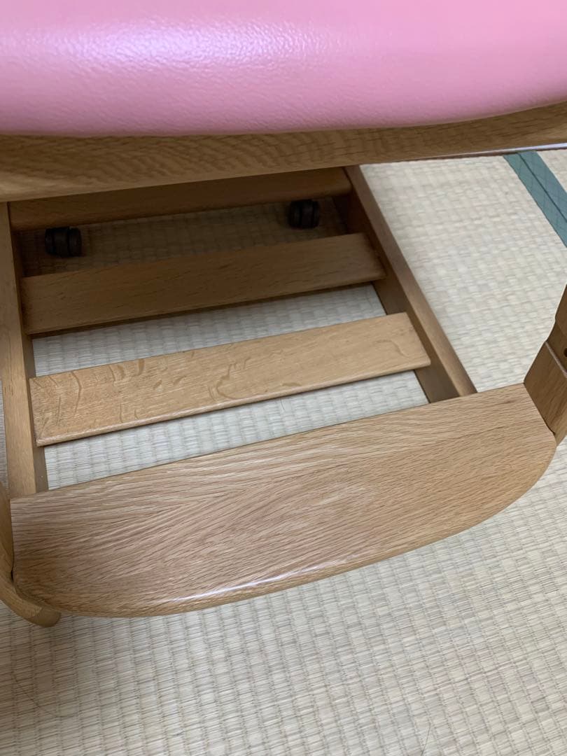 カリモク 学習椅子 XT1801 ピーチピンク ピュアオーク