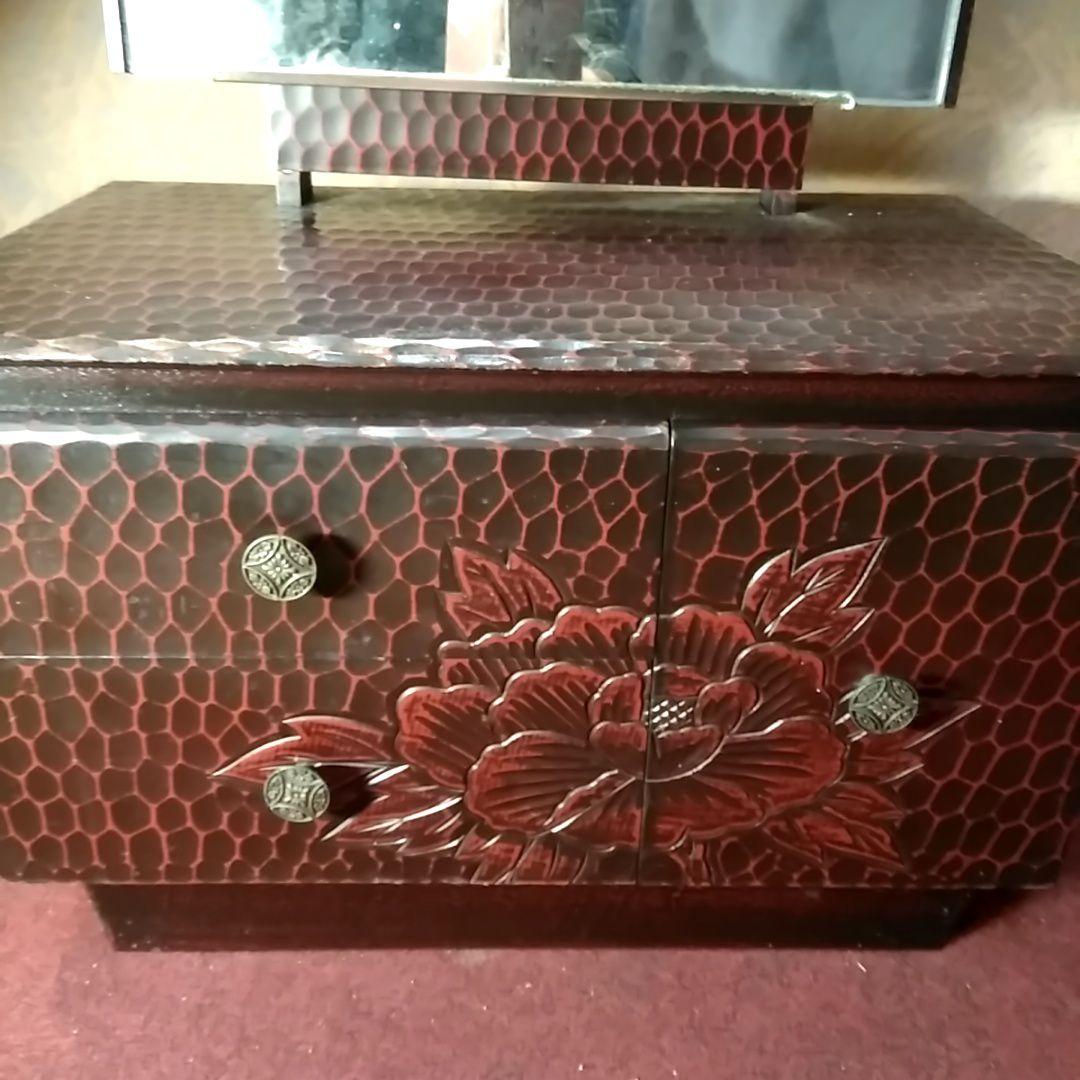 アンティーク和風モダンビンテージ鏡台ドレッサー