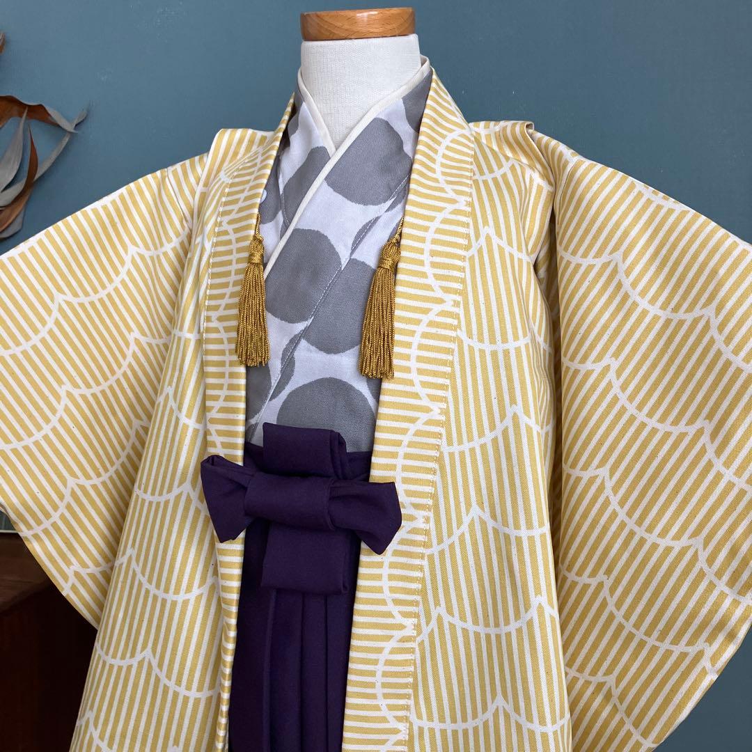 【各サイズ1着】着物と袴　男の子　90-100㎝