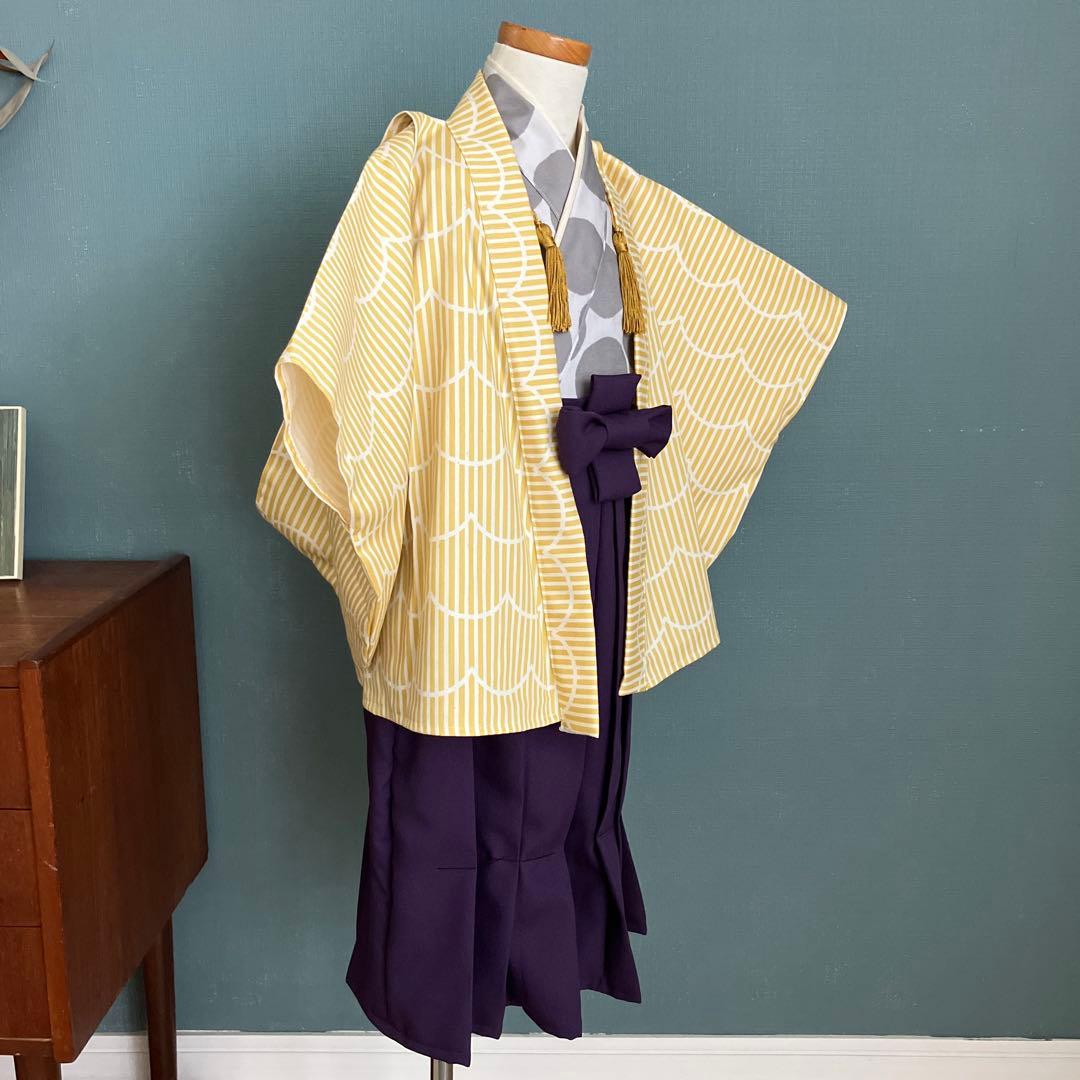 【各サイズ1着】着物と袴　男の子　90-100㎝