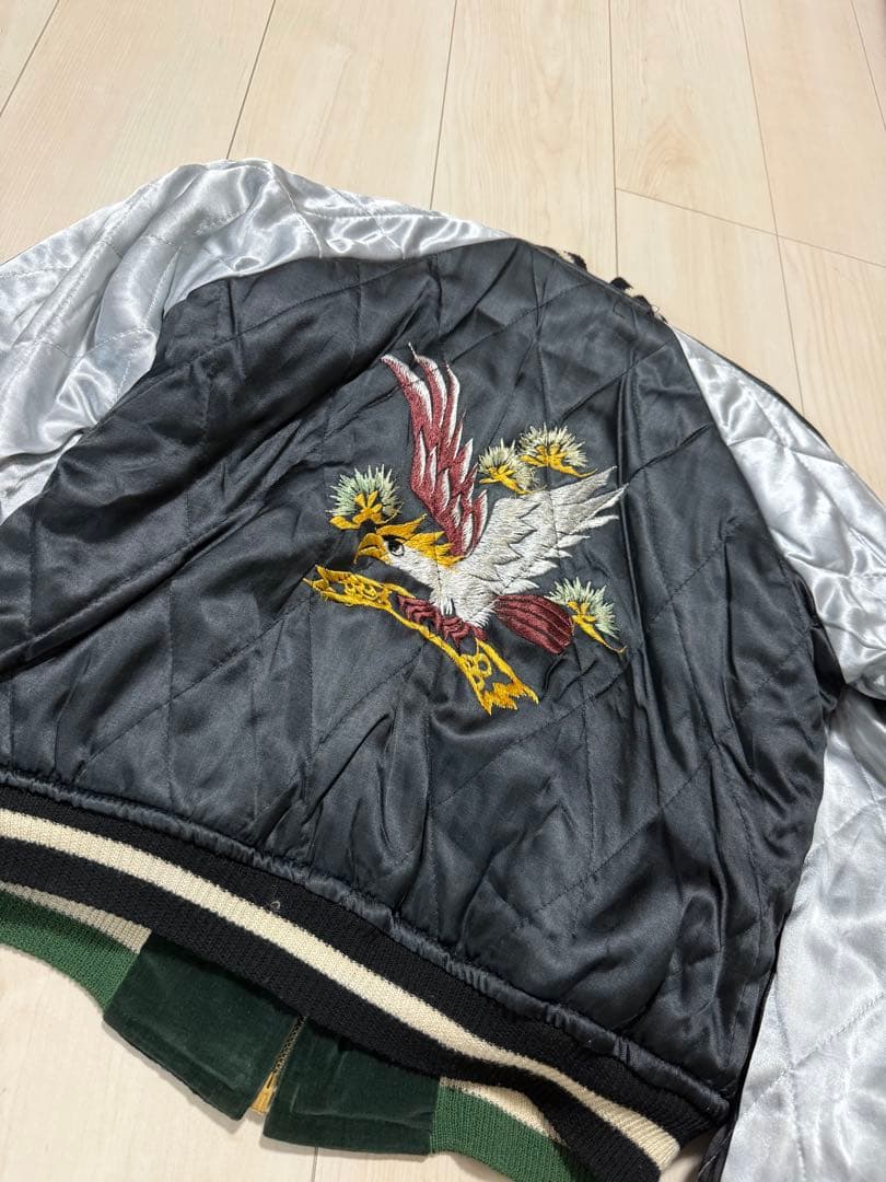 40s 50s アラスカ　別珍　スーベニアジャケット　スカジャン　アラジャン