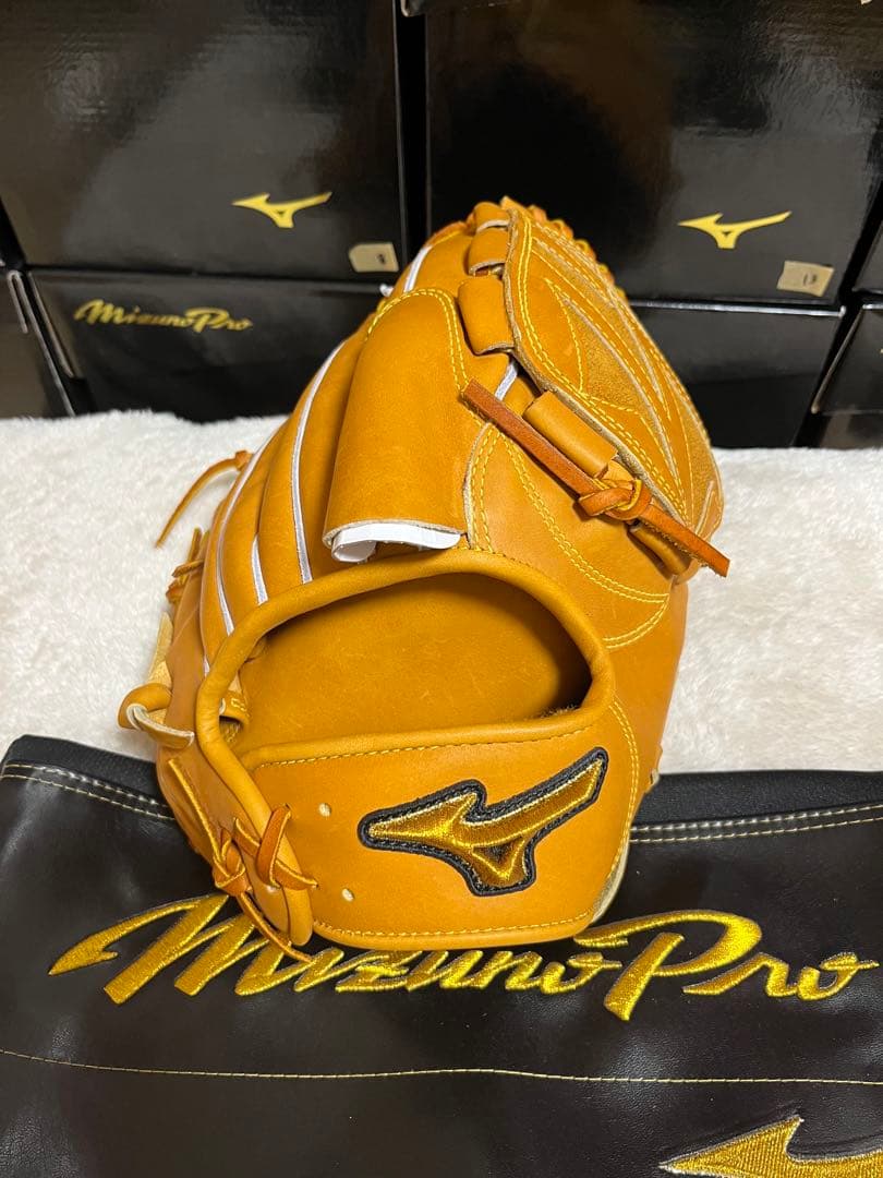 限定皮革USkipレザー　ミズノプロ　硬式　投手用　グローブ