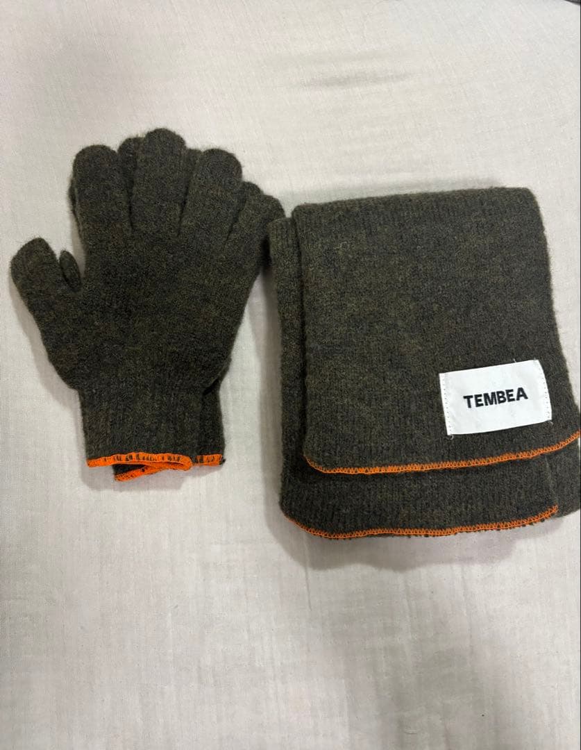 TEMBEA マフラー 手袋 セット