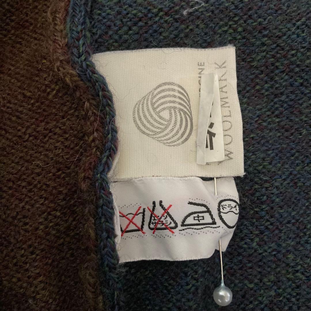 銀座和光 WAKO イタリア製　ウールカーディガン 50号サイズ