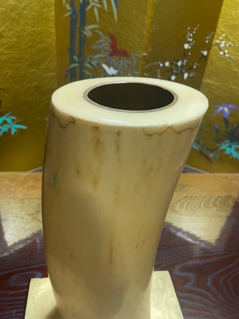 花瓶　金鯉絵柄