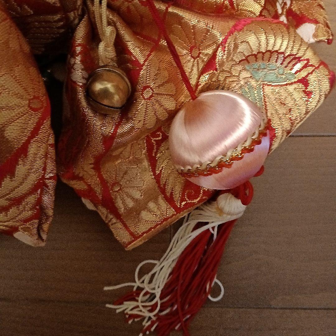 最終七五三5歳〜7歳正絹着物アンティーク誂え 4点セット♡昭和レトロ♡地紋有り