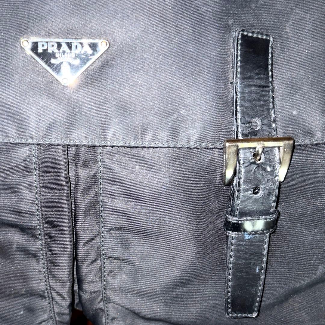PRADA プラダ ナイロン メッセンジャーバック ジャンク品　BT1738
