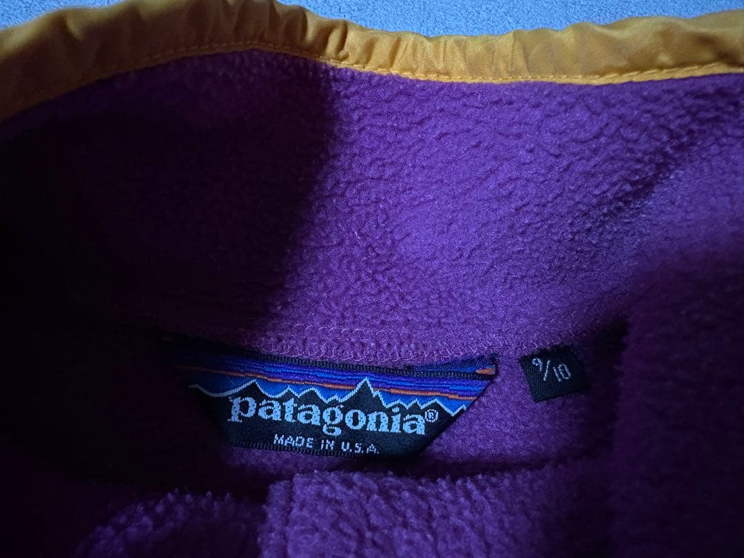 売り切り！ USA製 ®️タグ 旧ロゴpatagonia シンチラ スナップT