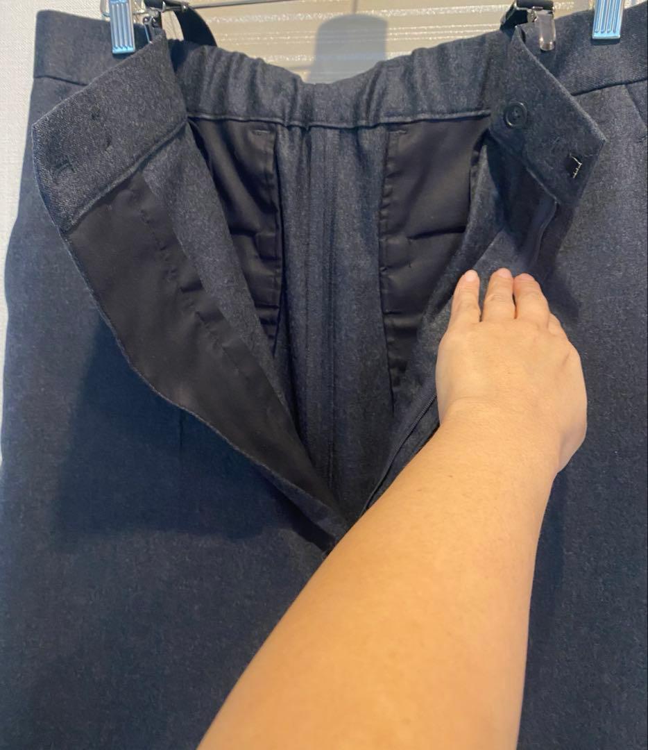 カレンソロジー　ウールサロペットパンツ　グレー