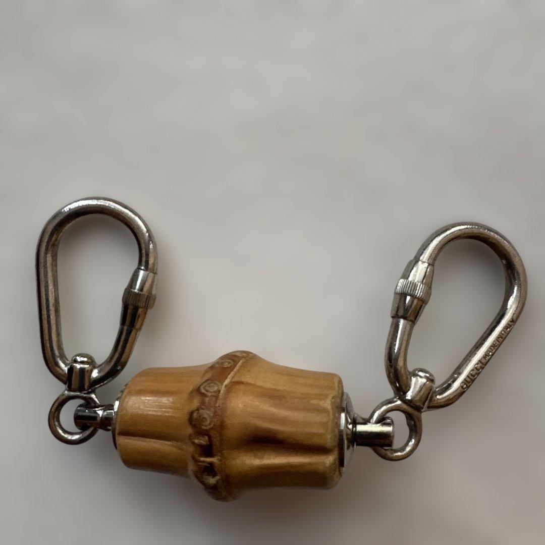 GUCCI KEYRING　グッチキーホルダー バンブー バッグチャーム