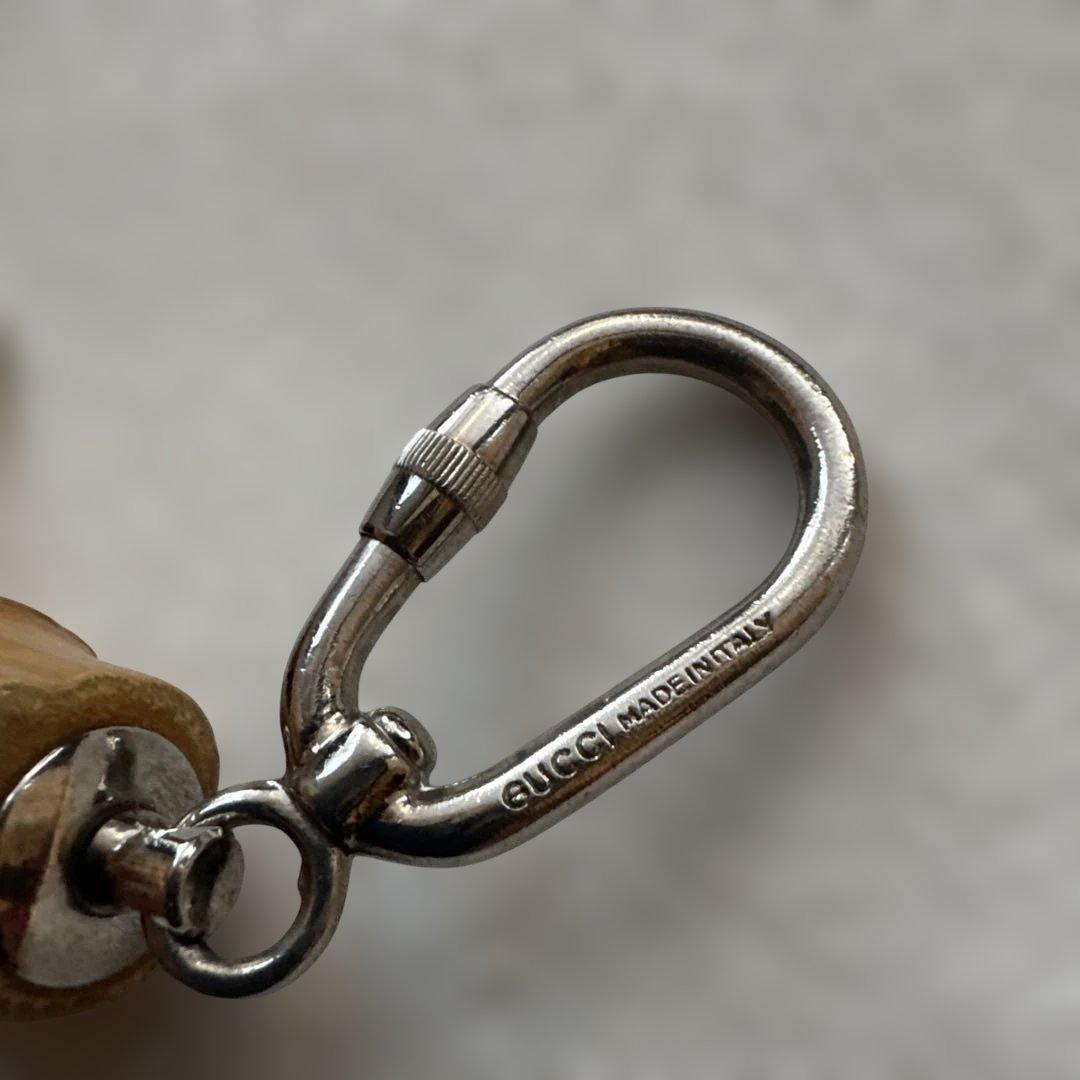 GUCCI KEYRING　グッチキーホルダー バンブー バッグチャーム