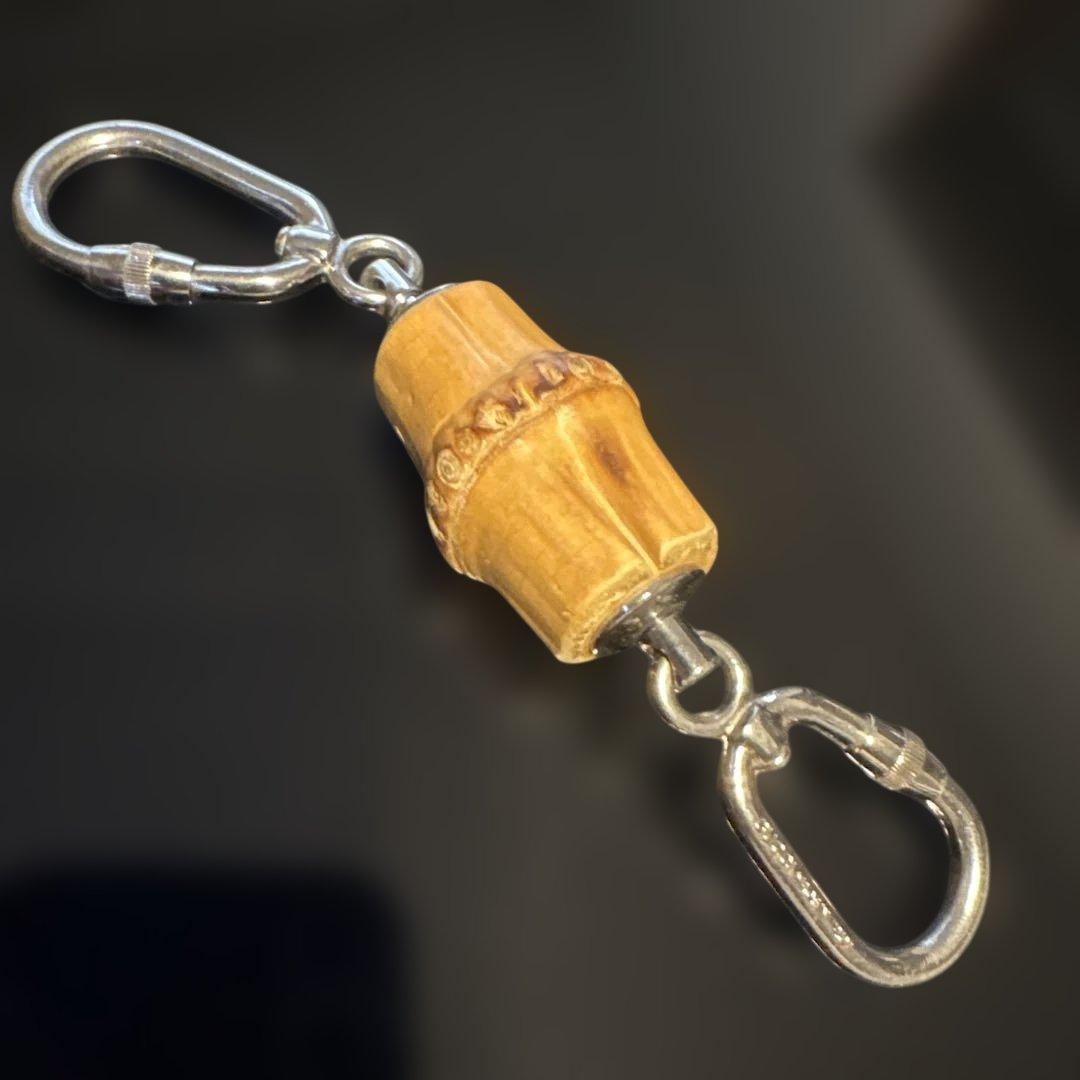 GUCCI KEYRING　グッチキーホルダー バンブー バッグチャーム