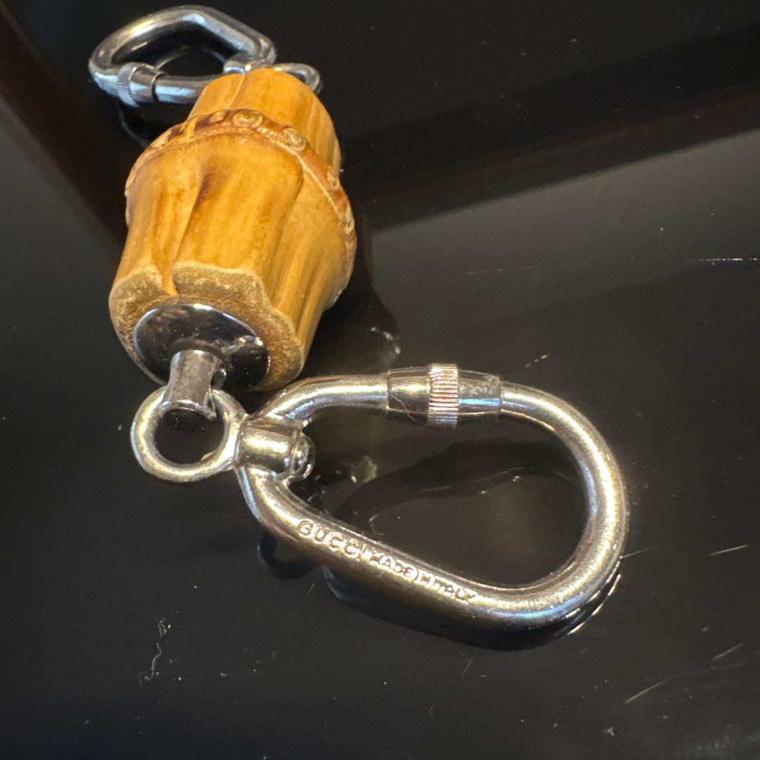 GUCCI KEYRING　グッチキーホルダー バンブー バッグチャーム