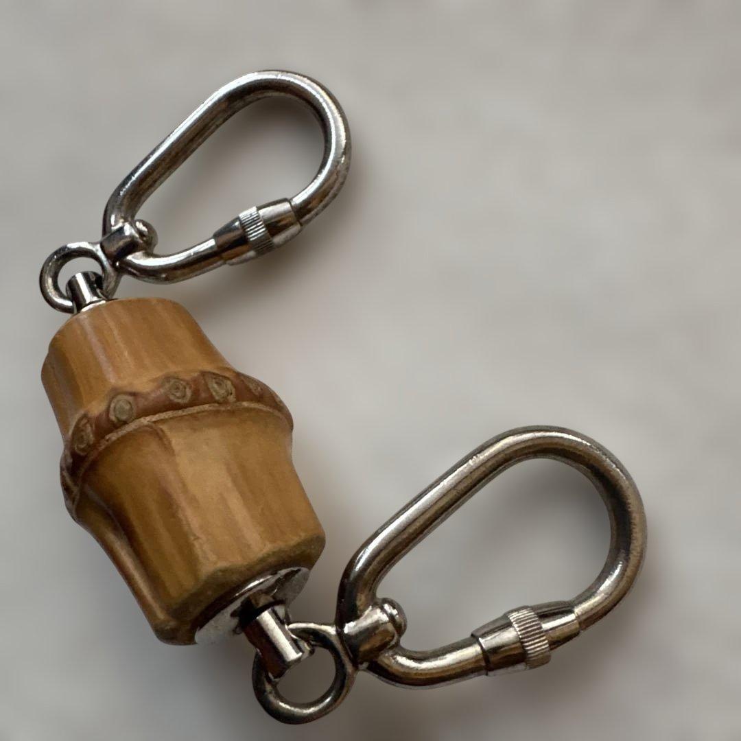 GUCCI KEYRING　グッチキーホルダー バンブー バッグチャーム