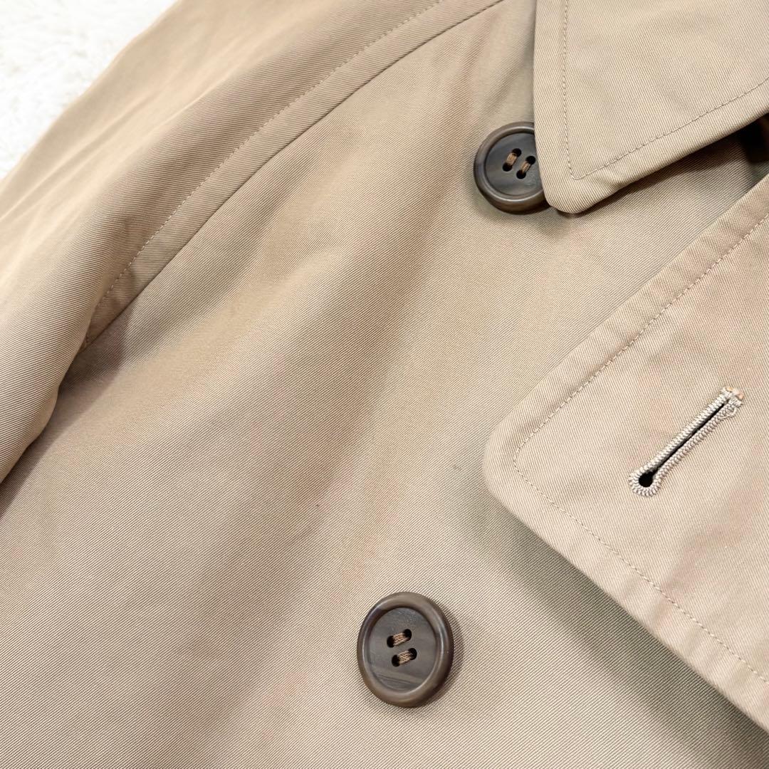 バーバリー トレンチコート ロング丈 ノバチェック ベルト ベージュ M