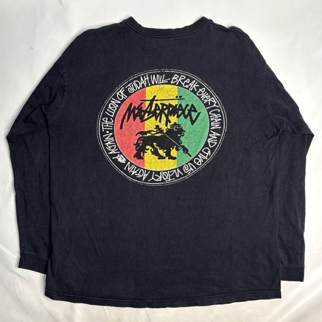 2005ss stussy masterpiece ロンT L ラスタ 王冠