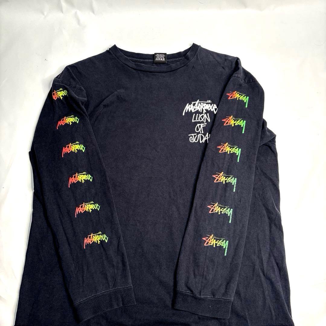 2005ss stussy masterpiece ロンT L ラスタ 王冠