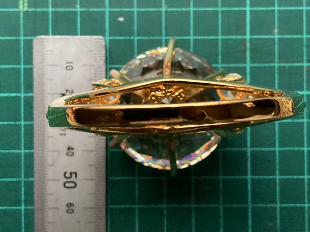 クリスタル指輪型インテリア雑貨 専用ケース付