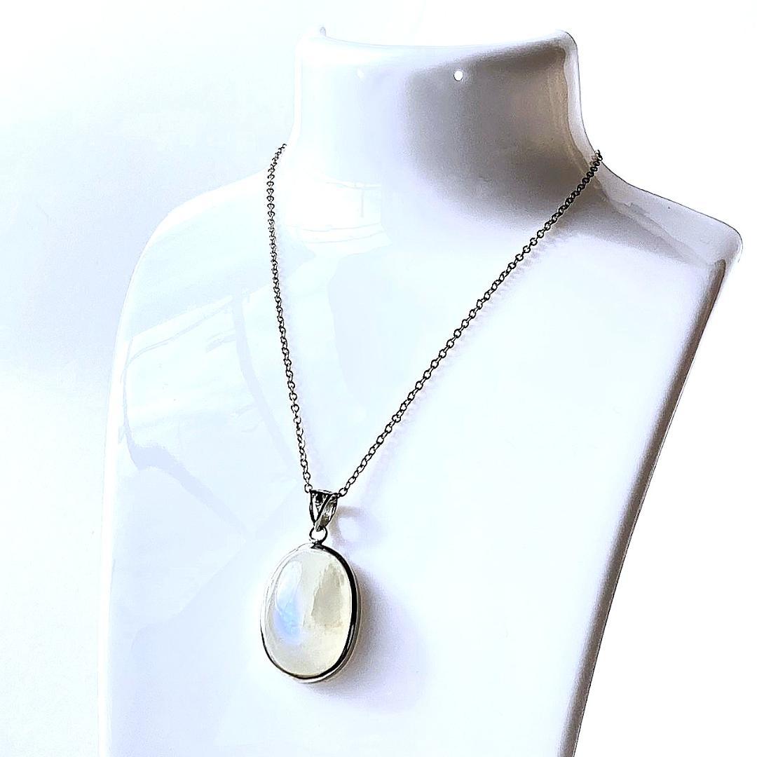 ★最終4000円引き！★【青い月マジック】ブルームーンストーン ペンダントトップ