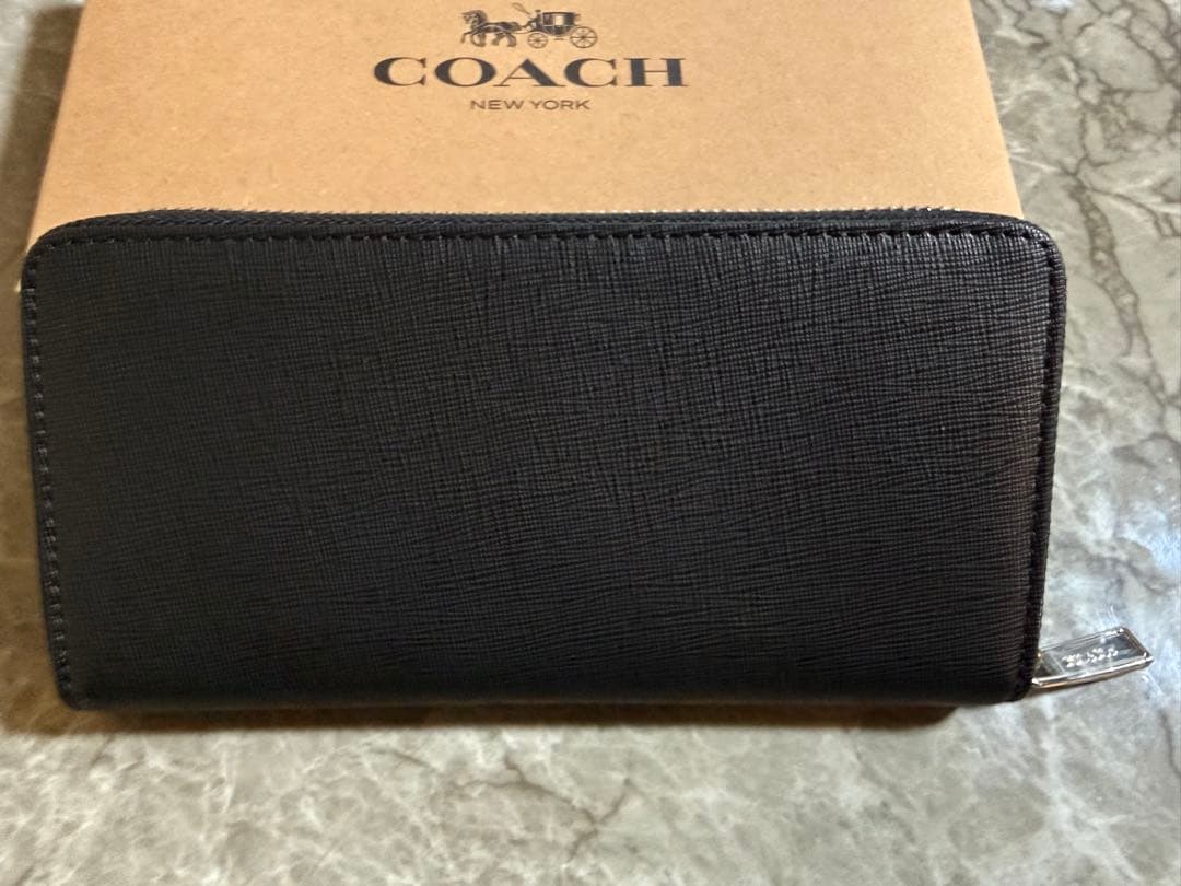 COACH ブラック 長財布