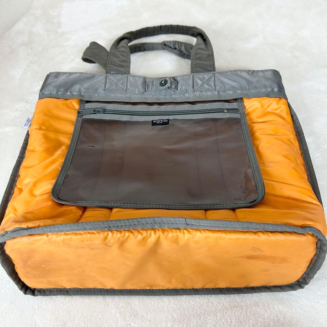 ✨極美品✨ポーター タンカー トートバッグ 肩掛け シルバーグレー