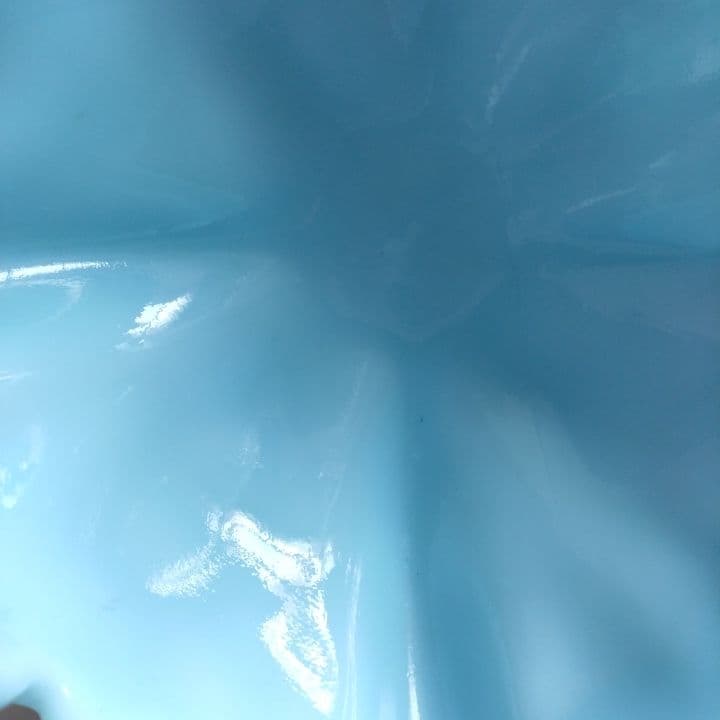 アンティーク ティファニーブルーコンポート⭐︎ミルクガラス ⭐︎ファイヤーキング