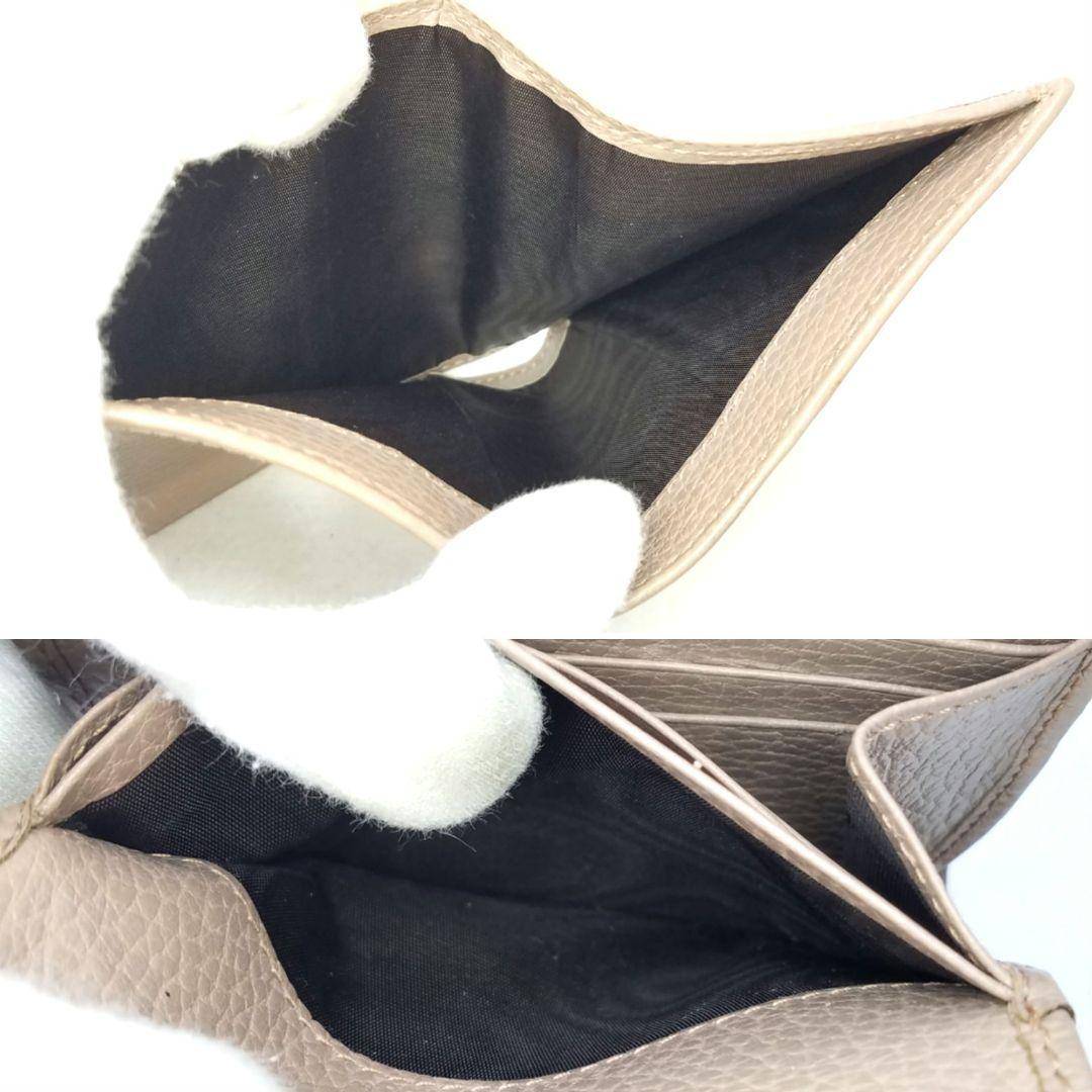 専用グッチ GUCCI GGマーモント レザー ウォレット ピンク 二折財布