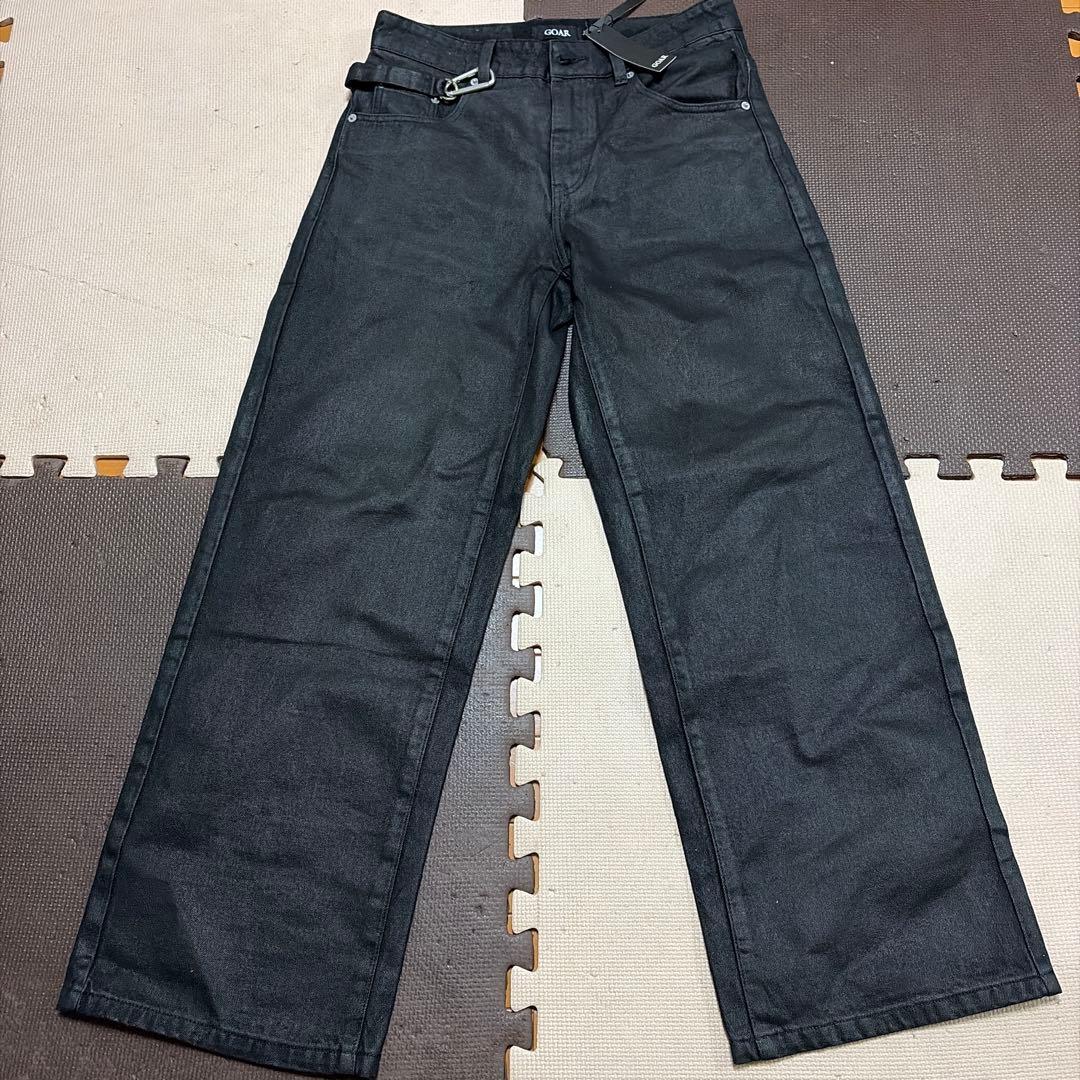 パンツ goar.archive STRAPPED BAGGY OIL PANTS S