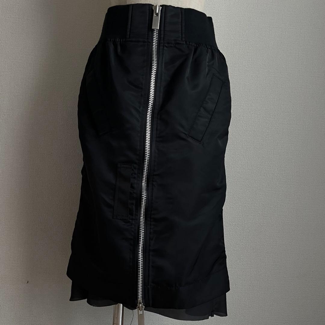 スカート sacai 17aw nylon skirt