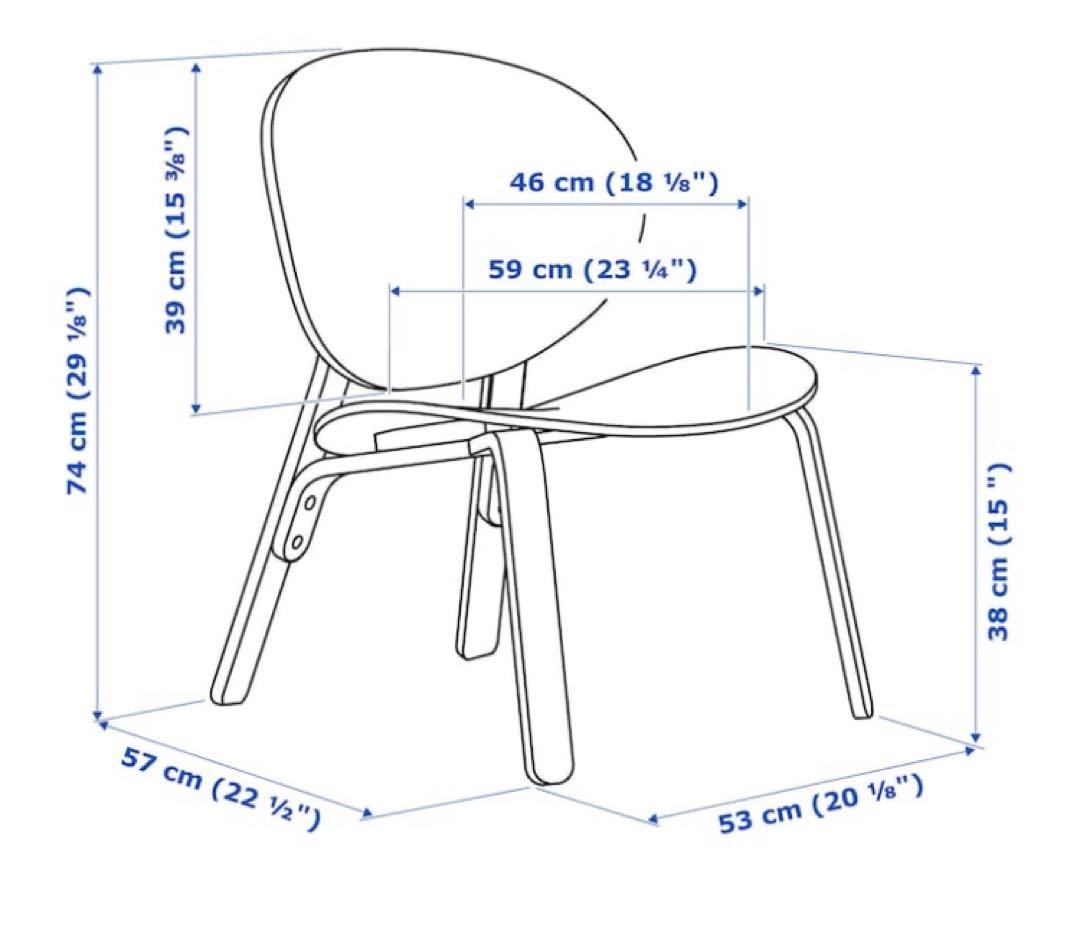 【IKEAフローセット２脚セット】✨ナチュラルカラー