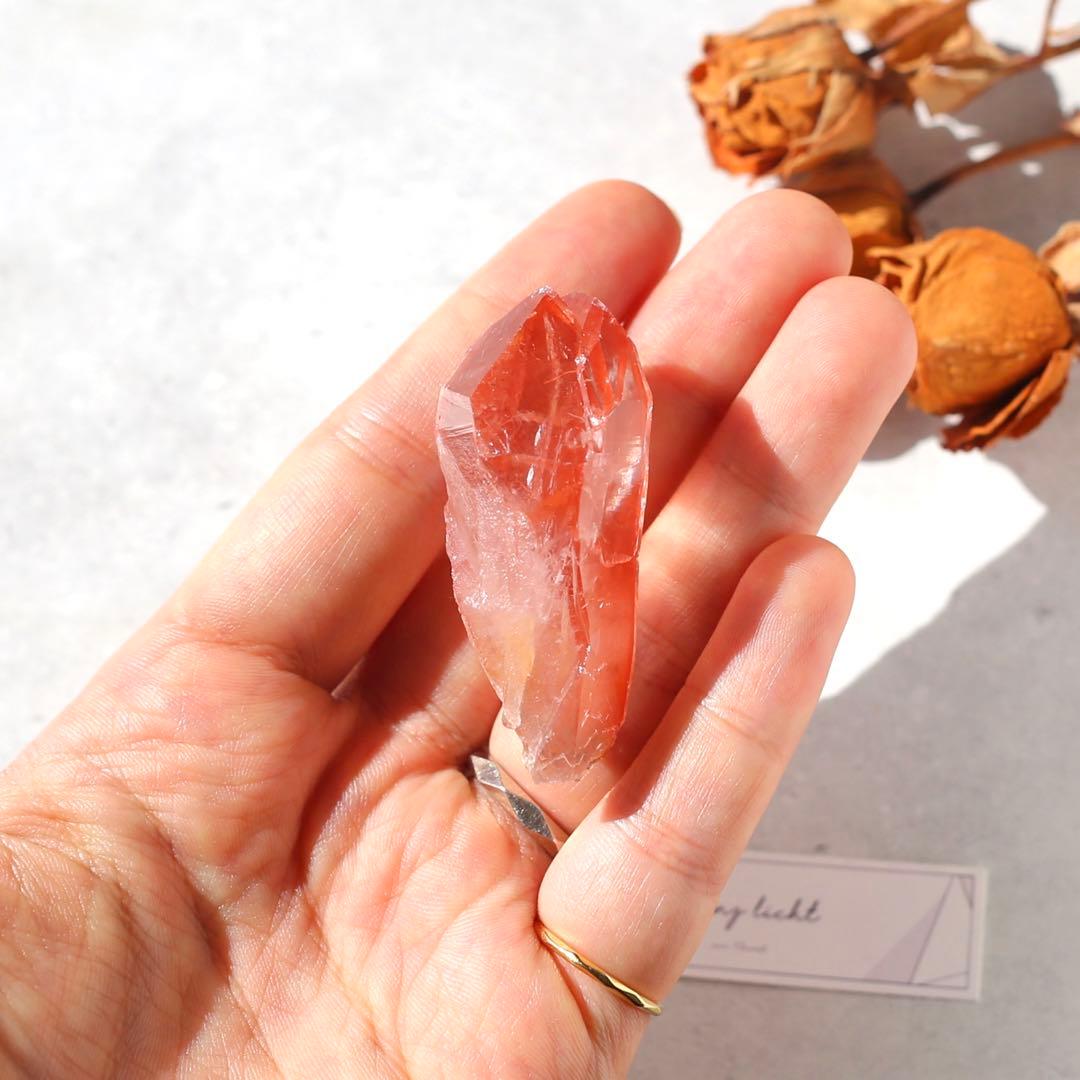 ソウルメイトツイン ディープピンクレムリアンシード 天然石 クォーツ ツインレイ