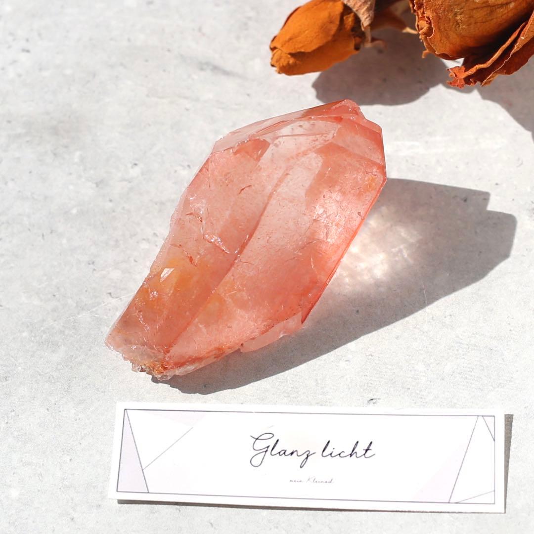 ソウルメイトツイン ディープピンクレムリアンシード 天然石 クォーツ ツインレイ