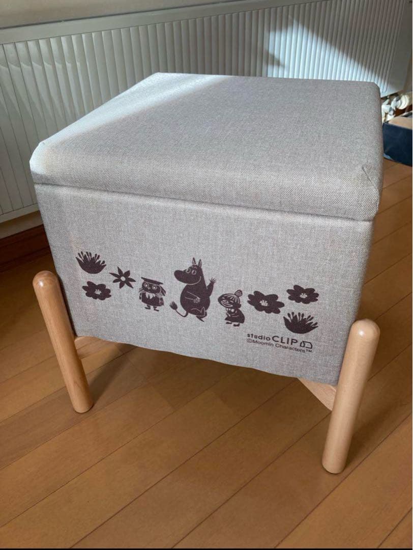 【新品】StudioCLIP×ムーミン収納付きスツール