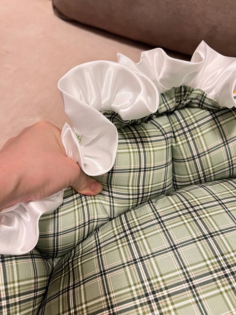 撮影道具インテリア小物 花柄猫用ベッド 犬用ベッド厚手