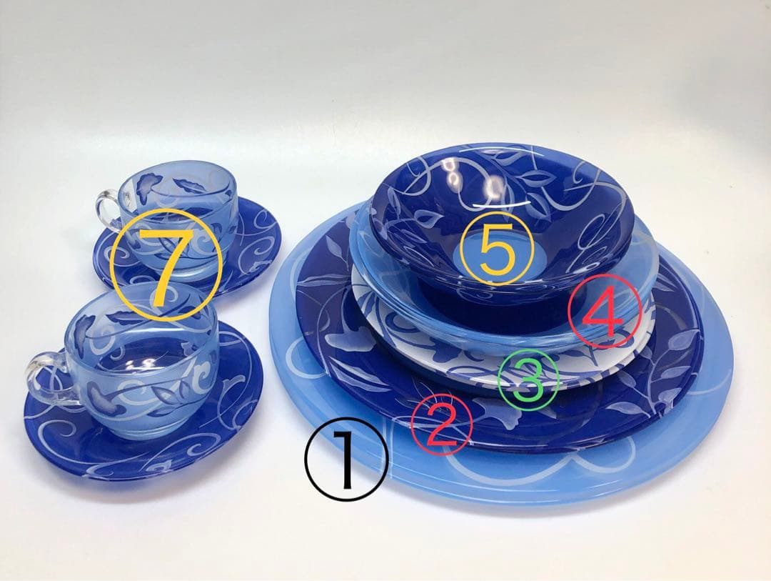 フランス製　ガラス食器 ② 大皿