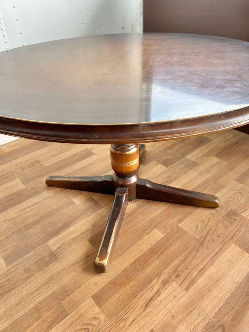 700 まさら様　円形　ダイニングテーブル 直径120cm レトロ　a