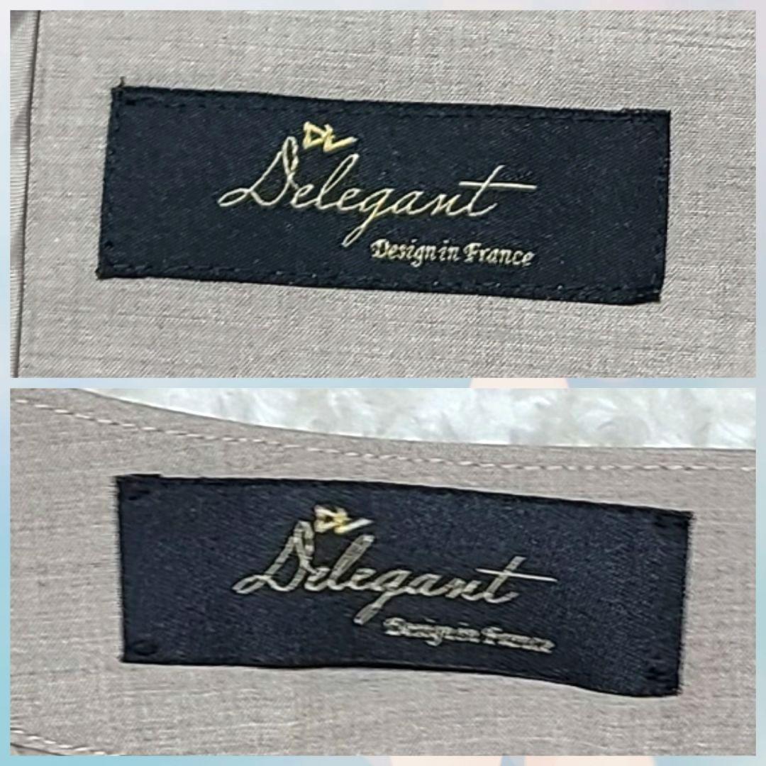 【新品未使用】タグ付　デレガント　スーツ　セットアップ　ノーカラー　洗濯可　40